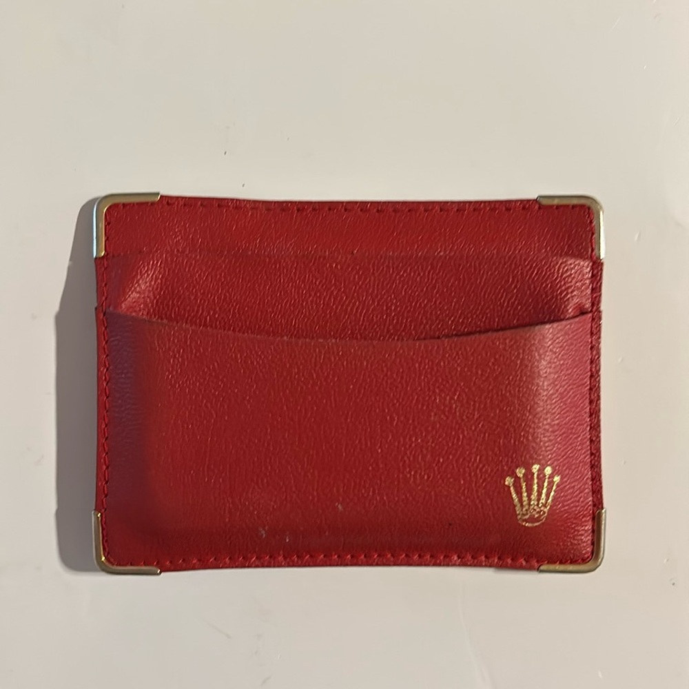 Rolex Vintage Card Holder